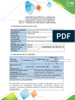 Guía de Actividades y Rúbrica de Evaluación - Fase 2 - Modelos de Indicadores Ambientales