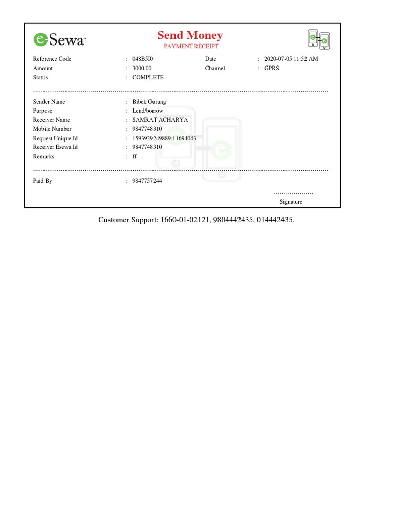 Send Money 2020-07-05 PDF | PDF | Finance & Money Management