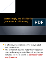 Hot and cold water supply systems explained