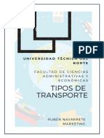 Tipos de Transporte - RUBEN - NAVARRETE PDF