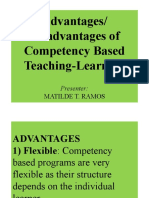 Advantages and Disadvantages of Competency Based Learning