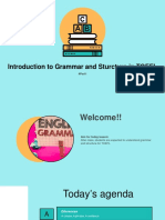 Introduction To Grammar and Sturcture in TOEFL: #Part1