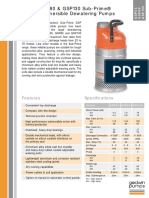GSP55, GSP80 & GSP130 Sub-Prime® Electric Submersible Dewatering Pumps