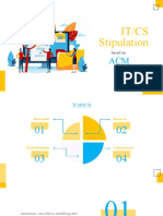 It/Cs Stipulation: Based On