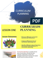 CD Curr - Planning
