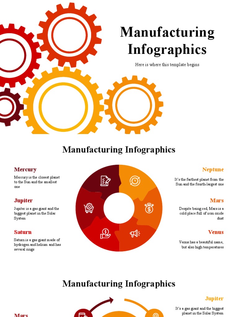 Manufacturing Infographics by Slidesgo | PDF | Planets | Solar System