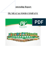 Internship Report PK Meat & Food Company