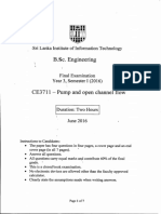 Pump and Open Channel flow-CE3711