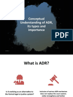 Conceptual Understanding of ADR, Its Types and Importance