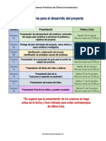 Cronograma para el desarrollo del proyecto.docx