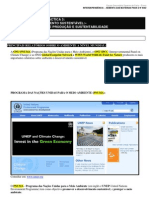 SEBENTA 9º ANO - Unidade 3 - DESENVOLVIMENTO SUSTENTÁVEL