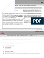 The Main Sources of International Humanitarian Law: Treaty Law Customary Law