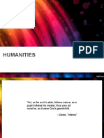 Humanities Readings - Power Point