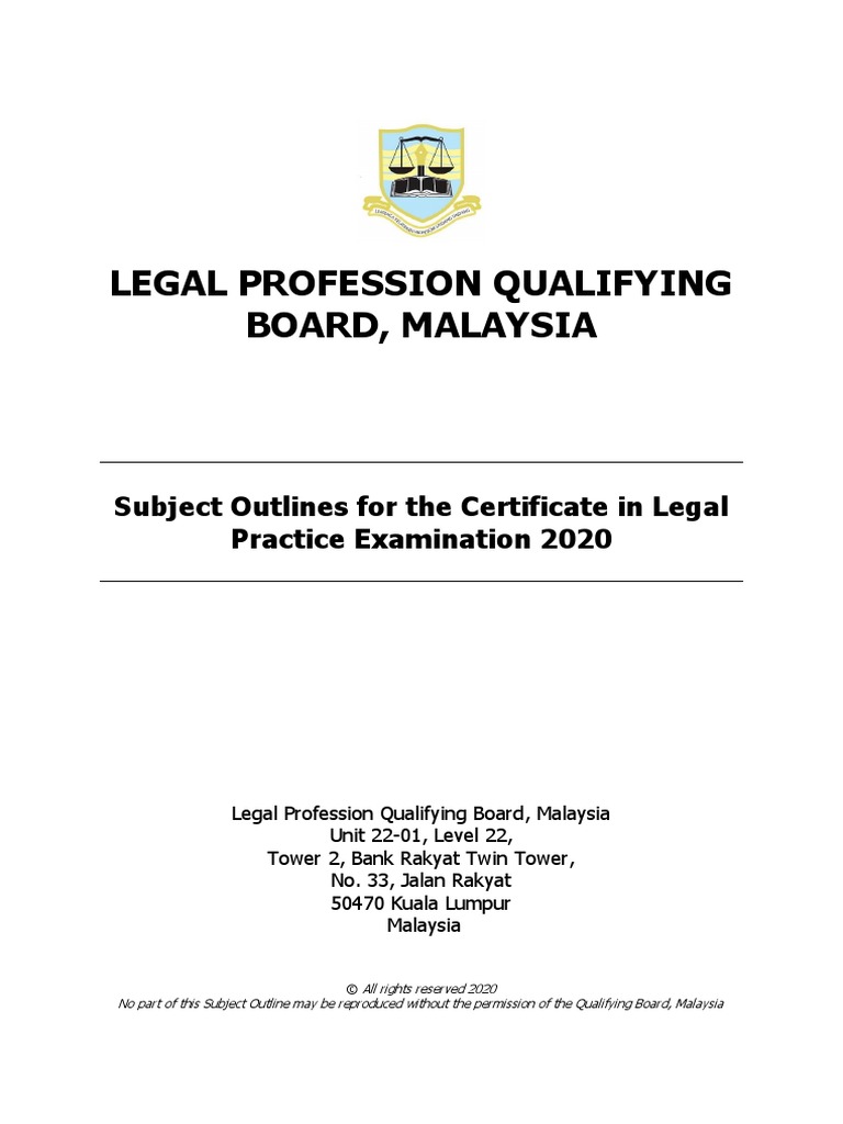 CLP Subject Outline 2020 PDF  PDF  Tort  Damages