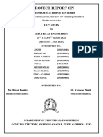 Project report on single phase SCR bridge rectifier