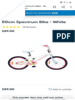 Show Stocl For Postcode: 50cm Spectrum Bike - W