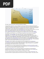 Oceanic Zones: The Major Oceanic Zones, Based On Depth and Biophysical Conditions