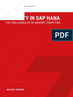 Security in SAP HANA 2016