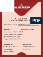 B.A.LL.B. (HONS) / B.A.Ll.B. (Hons) / LL.B / Bba: Asst. Prof. Chetna Sharma