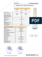 Xpol 806 960Mhz 65°15dbi Fixed Tilt X Sector Panel Antenna: Tongyu Communication