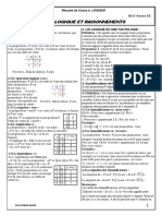 Logique Mathematique Resume de Cours 1