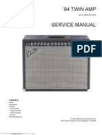 '94 Twin Amp Service Manual: Contents