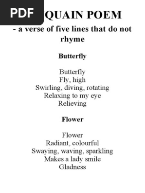 CINQUAIN-POEM