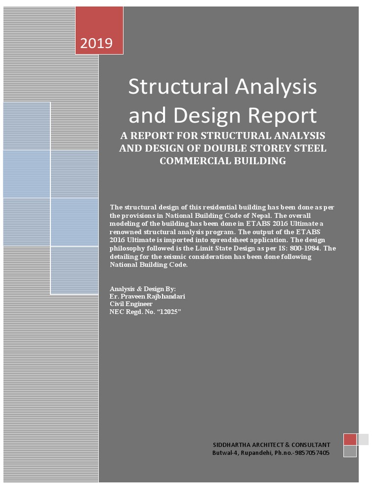 Structural Design of Steel Gym Building | PDF | Beam (Structure) | Bending