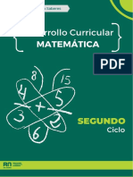 Desarrollo Curricular Matemática 2do Ciclo