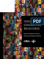 Mapa de Indicacao de Origem Do Brasil - SEBRAE