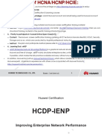 HCNP-R S (HCDP) - IENP Improving Enterprise Network Performance Training PDF