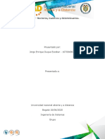 Tarea 1 - Vectores, Matrices y Determinantes - Jorge Duque