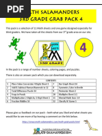 3rd Grade Math Grab Pack 4 PDF