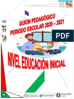 Guion Pedagogico Educacion Inicial 2020 -2021