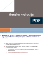 Genske Mutacije