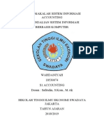 Tugas Makalah Sistem Informasi Akuntansi Wahdaniyah - 18530074 Bab 8