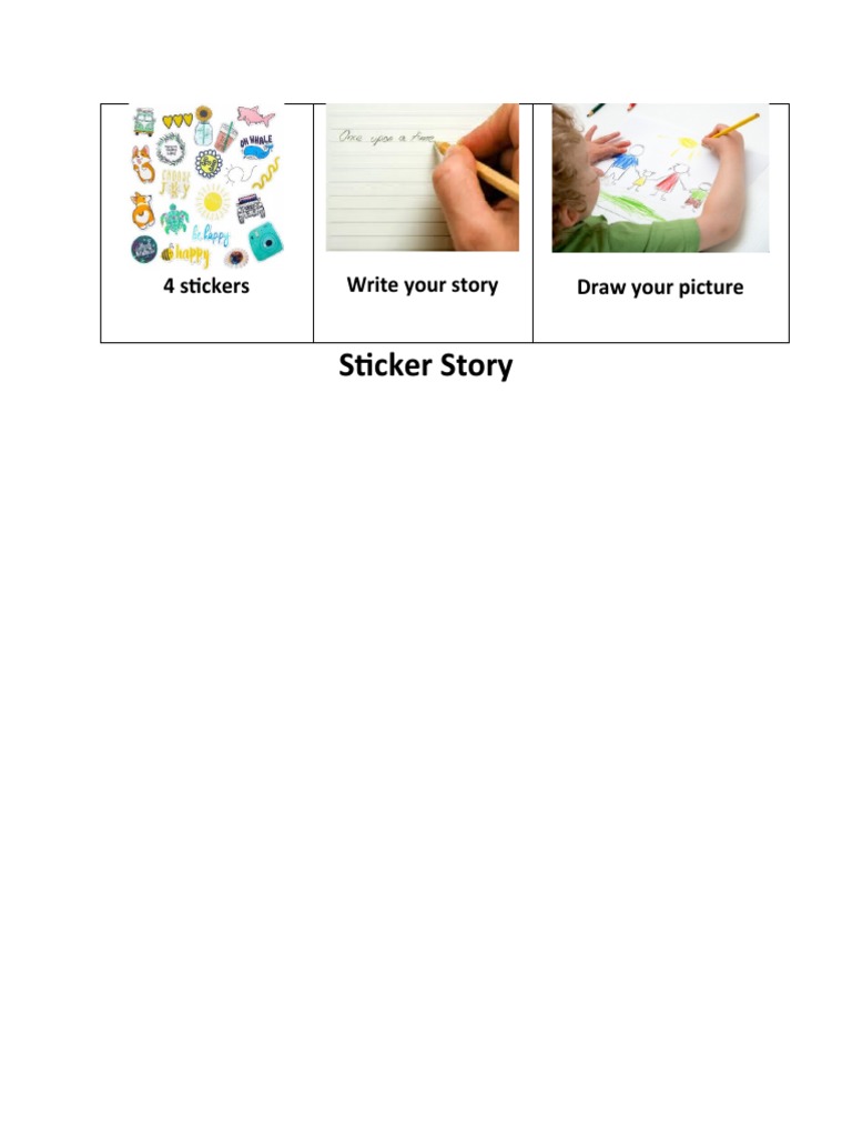 Sticker Story: Create & Illustrate | PDF