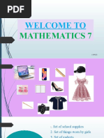 MATH Grade 7 Quarter 1 Module 1 Week 1 | PDF | Empty Set | Set ...