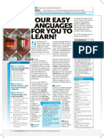 Four Easy Languages For You To Learn!: Read & Listen I