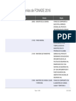 Consolidado Convenios de FONADE 2016 PDF