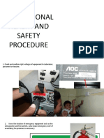 Occupational Health and Safety Procedure