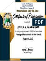 LAC Certificate_JOSHUA PANAPANAAN