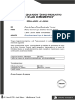 Resolución Técnico - Cetpro Sidem - 2020