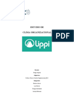 Análisis del clima organizacional en Empresa Lippi