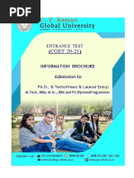 Entrance Test: Information Admission To