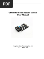 GM69 Barcode Reader Module User Manual