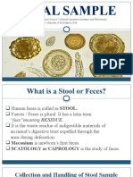 FECAL SAMPLE EXAMINATION