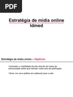 Estratégia de mídia online Idmed