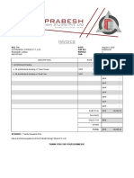 Invoice: Griha Prabesh Design Studio Pvt. LTD