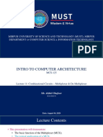 Lecture 12 Programmable Logic Array